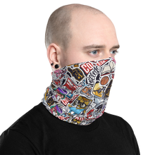 Street Art College Pattern Mask & Neck Gaiter