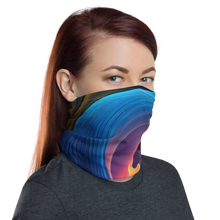 Colorful Swirl Background Mask & Neck Gaiter