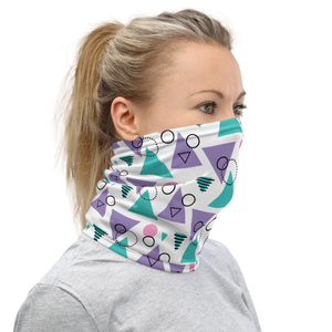 Memphis Colorful Pattern 03 Mask & Neck Gaiter