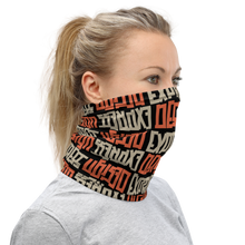 Design Express Typography Pattern Face Mask & Neck Gaiter