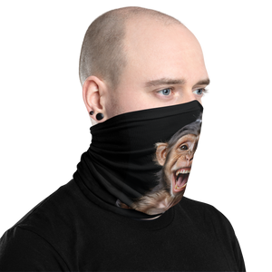 Happy Monkey Black Face Mask & Neck Gaiter