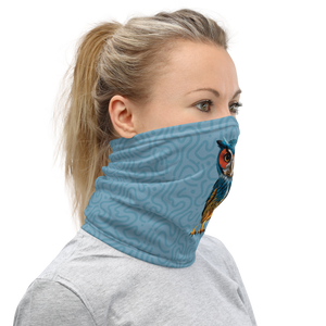 Blue Owl Face Mask & Neck Gaiter