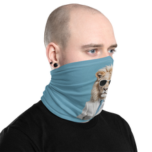 Funky White Lion Face Mask & Neck Gaiter