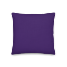 IS/THIS IS THE END? Purple Yellow Reverse Premium Pillow