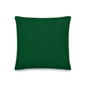 IS/THIS IS THE END? Forest Green Premium Pillow