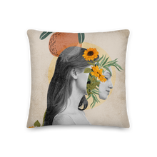 Beautiful Vintage Collage Art Premium Pillow