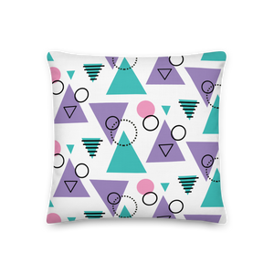 Memphis Colorful Pattern 03 Premium Pillow