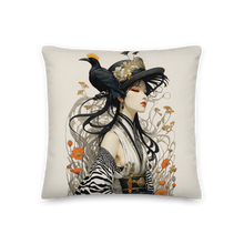 Mrs. Flora and Fauna Premium Pillow