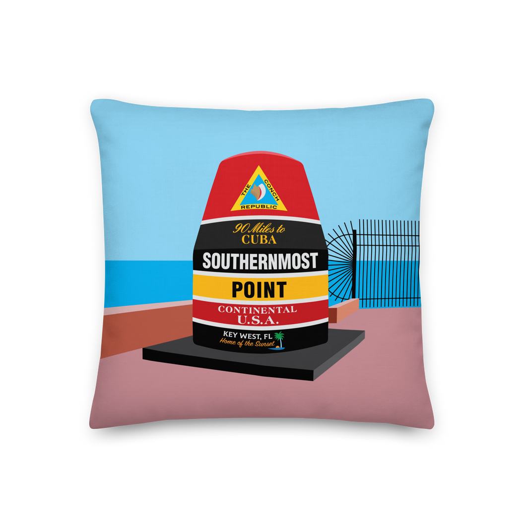 Southernmost Point Premium Pillow