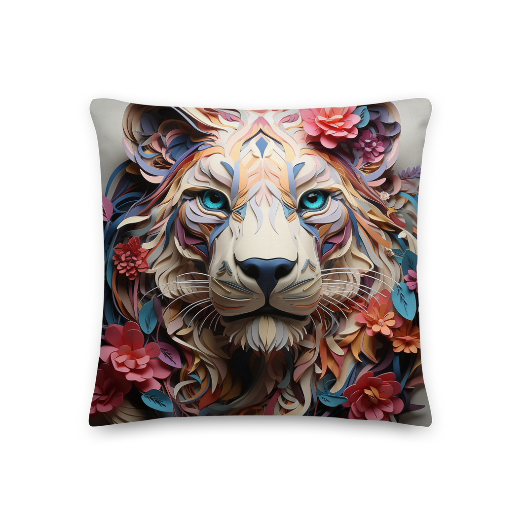 Lion Art Premium Pillow