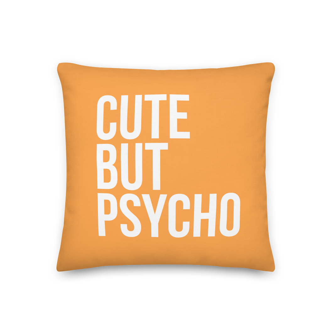 Cute But Psycho Texas Rose Premium Pillow