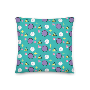 Memphis Colorful Pattern 01 Premium Pillow