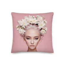 Pink Female Art Premium Pillow