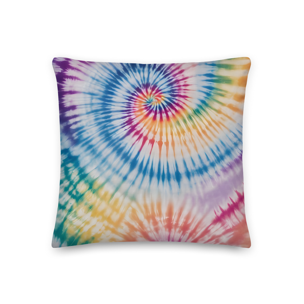 Tie Dye Colorful Premium Pillow