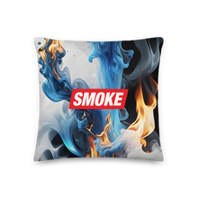 Blue Smoke Fire Premium Pillow