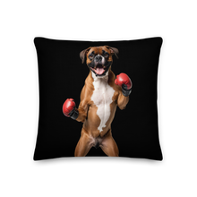 Boxer Boxing Black Premium Pillow