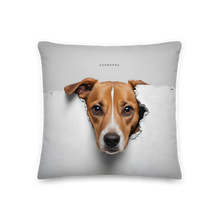 Funny Sad Dog Peep Premium Pillow