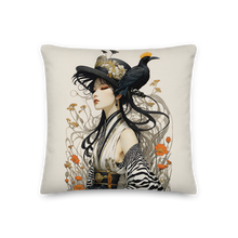 Mrs. Flora and Fauna Premium Pillow