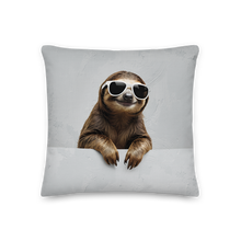 Cool Smiling Sloth Premium Pillow