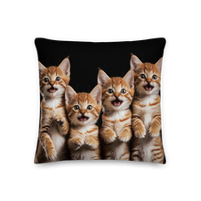 Four Cute Cats Premium Pillow