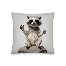 Hello Racoon Premium Pillow