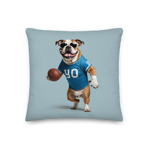 Bulldog Basketball Premium Pillow