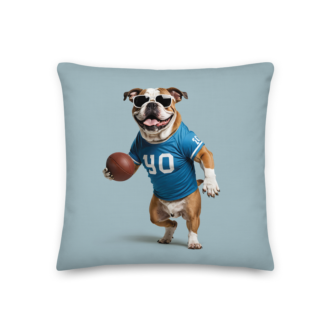 Bulldog Basketball Premium Pillow