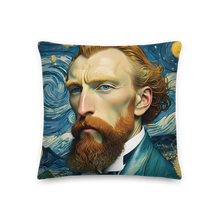 Van Gogh Potrait Painting Premium Pillow