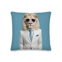 Funky White Lion Premium Pillow