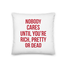 Nobody Cares (Funny) Premium Pillow