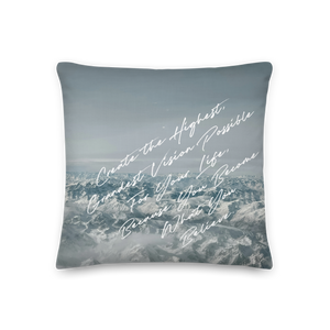 You Become What You Believe Premium Pillow