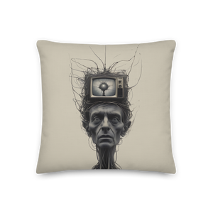 Brain Wash by Media Premium Pillow