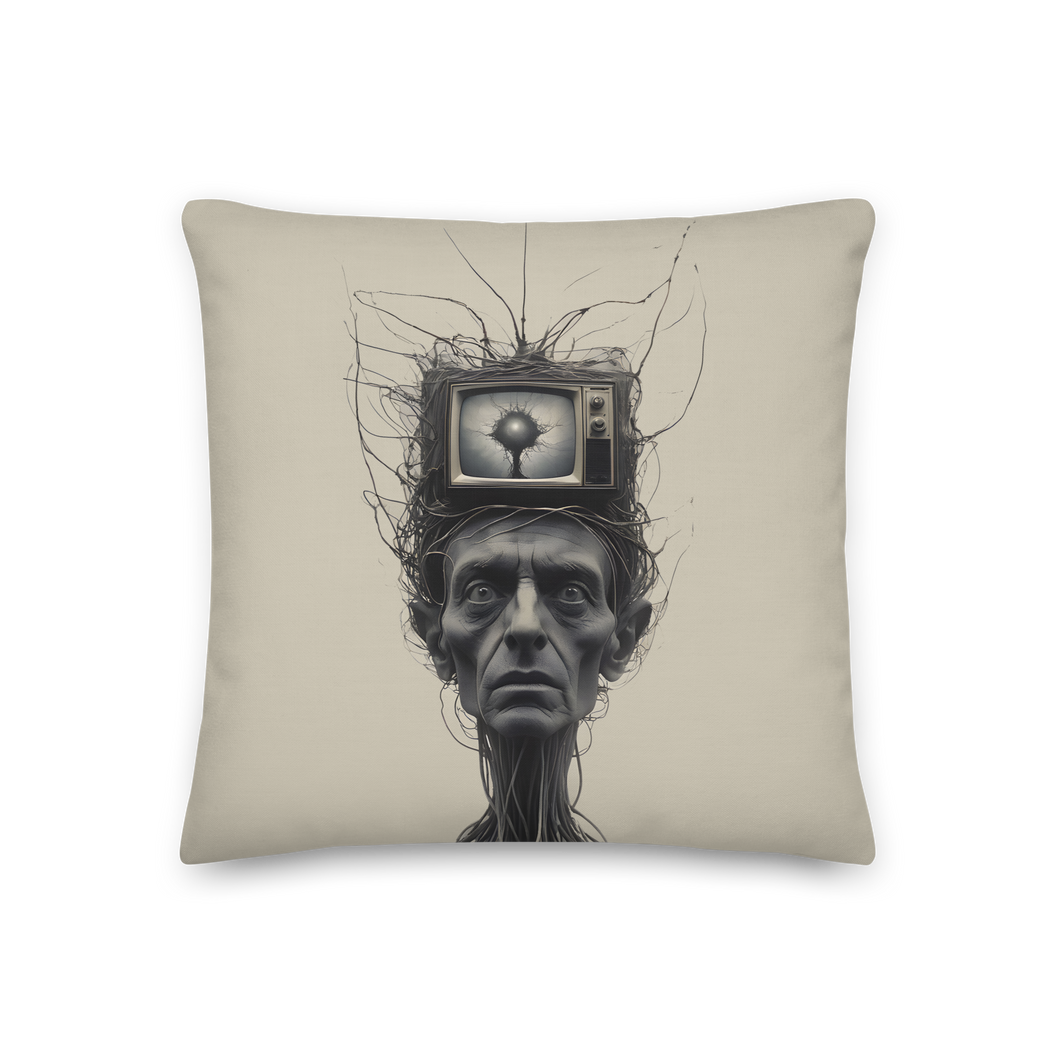 Brain Wash by Media Premium Pillow