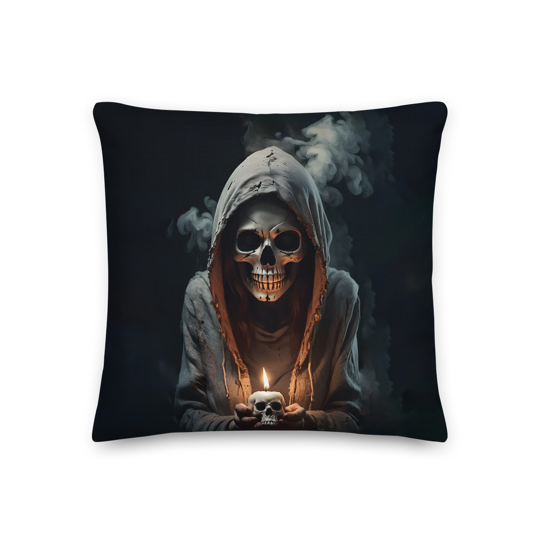 Nightmare Square Premium Pillow