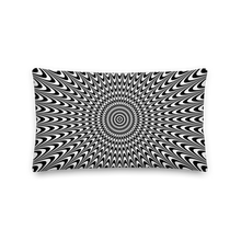 Vertigo Optical Illusion Background Premium Pillow