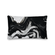 Black and White Fluid Premium Pillow