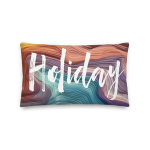 Holiday Wavy Canyon Premium Pillow