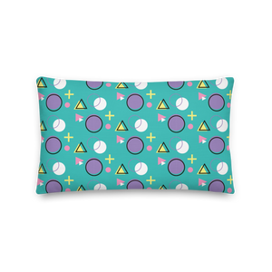 Memphis Colorful Pattern 01 Premium Pillow