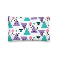 Memphis Colorful Pattern 03 Premium Pillow