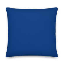 IS/THIS IS THE END? Navy Blue Reverse Premium Pillow