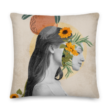 Beautiful Vintage Collage Art Premium Pillow