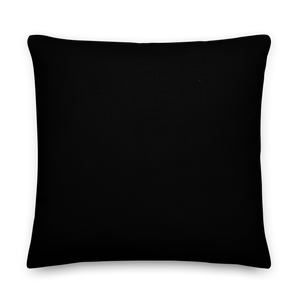 Cute But Psycho Premium Black Pillow