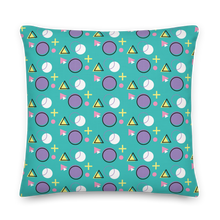 Memphis Colorful Pattern 01 Premium Pillow