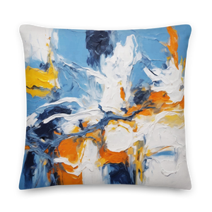 Pray & Forgive Oil Painting Premium Pillow