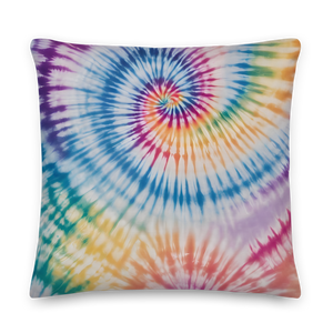 Tie Dye Colorful Premium Pillow