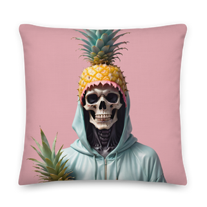 Skull Pineapple Premium Pillow