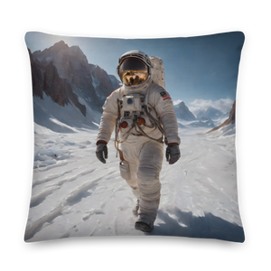 Astronaut Snow Premium Pillow