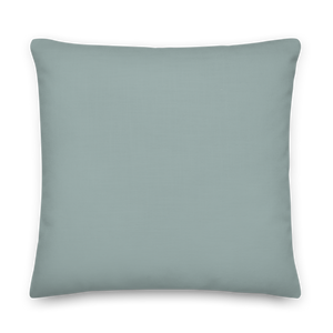 Green White Deer Premium Pillow