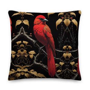 Red Bird Premium Pillow