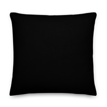 Red Rose on Black Premium Pillow